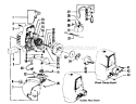 Page D Diagram and Parts List for 2620  Weed Eater Trimmer